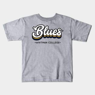 Blues - Whitman College Kids T-Shirt